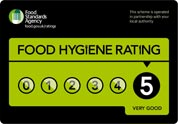 Five star Food Hygiene Rating